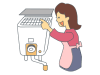 ガス小型湯沸器