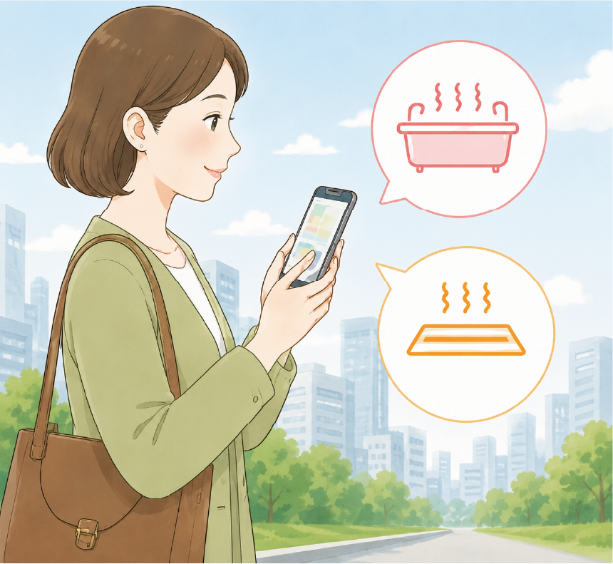 スマホアプリで快適操作